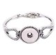 (image for) Snap Jewelry Toggle Bracelet Double Heart