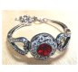 (image for) Snap Jewelry Toggle Bracelet Double Heart