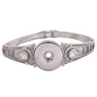 (image for) Snap Jewelry Hinge Bangle - Rhinestone Antique Teardrop Clear