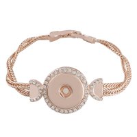 (image for) Snap Jewelry Strand Bracelet Rose Gold