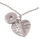 (image for) Snap Jewelry Pendant & 18" Chain - Mother & Daughter forever