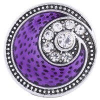 (image for) Snap Jewelry Enamel Designer - Purple & Rhinestone