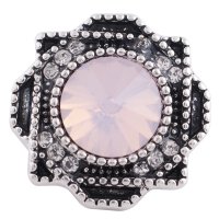 (image for) Snap Jewelry Rhinestone - Antique Halo Light Pink AB