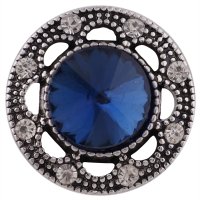 (image for) Snap Jewelry Rhinestone - Antique Dark Blue