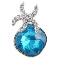 (image for) Snap Jewelry Rhinestone - Starfish & Blue Gem