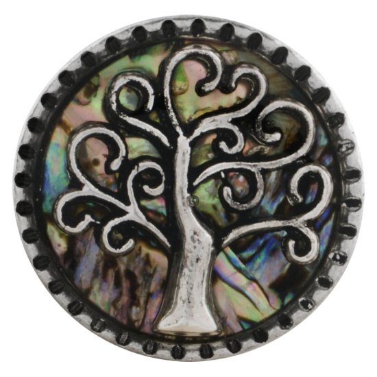 (image for) Snap Jewelry Abalone - Abalone Shell Tree - Click Image to Close