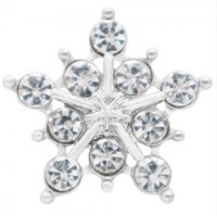 (image for) Snap Jewelry Rhinestone - CZ Star Snowflake