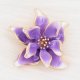 (image for) Snap Jewelry Enamel - Rose Shell & Purple Gold-Tone