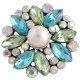 (image for) Snap Jewelry Stone - Rhinestone Shades of Multi color