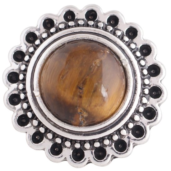 (image for) Snap Jewelry Stone - Cat's Eye Brown - Click Image to Close