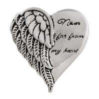 (image for) Snap Jewelry Metal - Never Far From My Heart Angel Wing