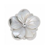 (image for) Snap Jewelry Abalone Mother of Pearl Shell Flower