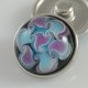 (image for) Snap Jewelry Glass - Design Light Blue & Light Purple