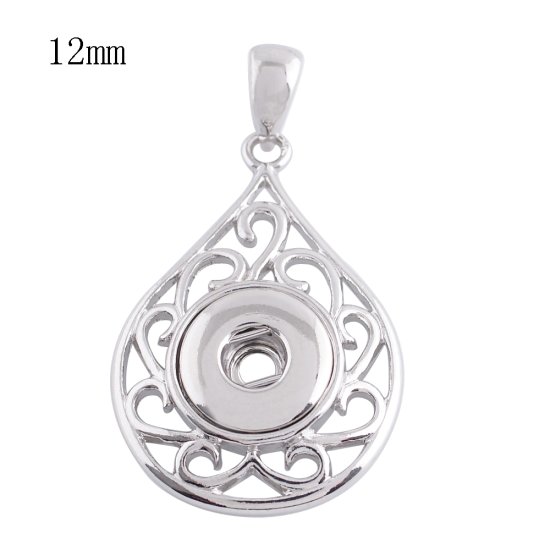 (image for) Mini Snap 12mm Teardrop Pendant - Click Image to Close