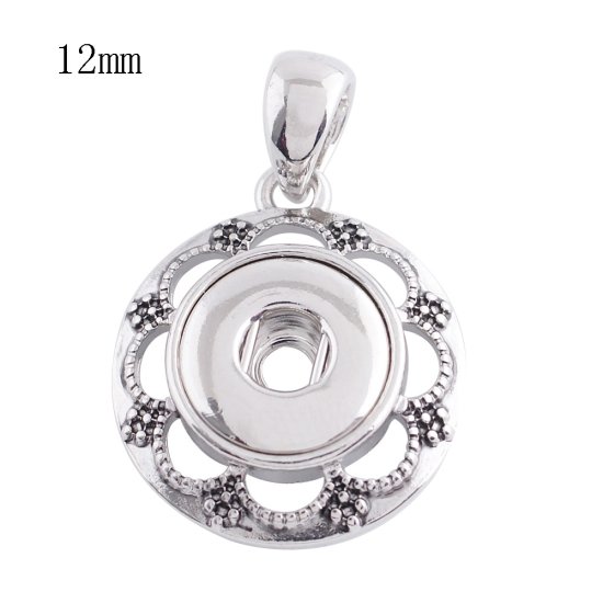 (image for) Mini Snap 12mm Round Designer Pendant - Click Image to Close