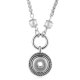 (image for) Mini Snap 12mm Pearl Designer Necklace 18"