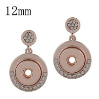 (image for) Mini Snap 12mm - Earrings Drop Style Rose Gold-Tone