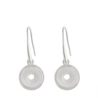 (image for) Mini 12mm Snap Jewelry Dangling Hooks Silver