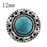 (image for) Mini 12mm Snap Jewelry Designer Turquoise