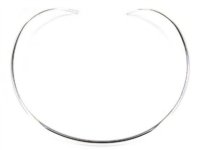 (image for) Slider Omega Slide Necklace - Round Silver