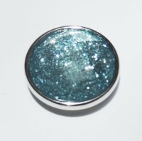 (image for) Snap Jewelry Faceted Glitter - Light Blue