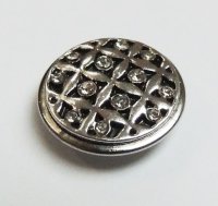 (image for) Snap Jewelry Metal - Design Checker CZ