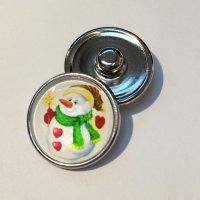 (image for) Snap Jewelry Photo - Holiday - Snowman