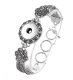 (image for) Snap Jewelry Toggle Bracelet Strand Marcasite Flower