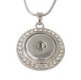 (image for) Snap Jewelry Pendant - Rhinestone Circle Small Size