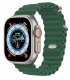 (image for) Olive Green Apple Ocean Silicone Bands 38mm 40mm 41mm