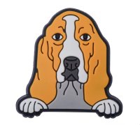 (image for) Basset Hound Shoe Charm Compatible with Croc Shoes & Accessories