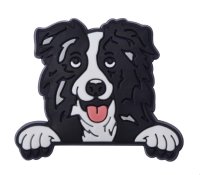 (image for) Border Collie Shoe Charm Compatible with Croc Shoes & Accessories