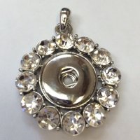 (image for) Snap Jewelry Pendant - CZ Circle