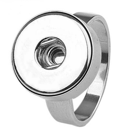 (image for) Snap Jewelry Stainless Steel Ring - Thin Band Size 6 - Click Image to Close