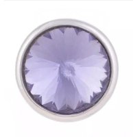 (image for) Mini Snap 12mm - Rhinestone Stud Light Purple Zircon