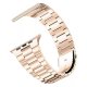 (image for) Rose Gold Apple Luxury Stainless Band No Tool Needed 38mm 40mm 41mm