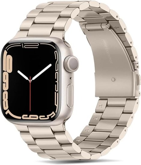 (image for) Starlight Apple Luxury Stainless Band No Tool Needed 38mm 40mm 41mm - Click Image to Close