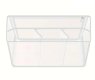 (image for) White XL Organizer Insert Divider Clear Lining Bag Accessory fits for our XL Bag & Compatible for Bogg Bags