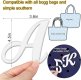 (image for) A - Letter Monogram Charm for Our Beach Bags Jumbo Charms Compatible for bogg, Simply Southern