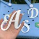 (image for) A - Letter Monogram Charm for Our Beach Bags Jumbo Charms Compatible for bogg, Simply Southern