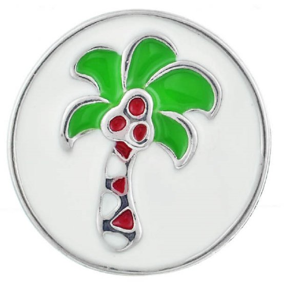 (image for) Snap Enamel Jewelry Palm Tree - Click Image to Close