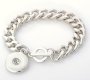 (image for) Snap Jewelry Bracelet Heavy Toggle Link Chain - Single 19CM