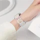 (image for) Love of Pearl Flower Watch Band Charm Set Rose Gold Tone Compatible with all Apple Watch Series