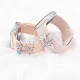 (image for) Love of Pearl Flower Watch Band Charm Set Rose Gold Tone Compatible with all Apple Watch Series