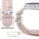 (image for) Love of Bow Watch Band Charm Set Rose Gold Tone Compatible with all Apple Watch Series