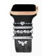 (image for) Love & Bumble Bee Watch Band Charm Set Silver Tone Compatible with all Apple Watch Series