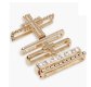 (image for) Cross Watch Band Charm Set Gold Tone Compatible with all Apple Watch Series