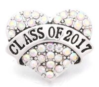 (image for) Snap Jewelry Rhinestone - Class of 2017 Graduation