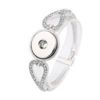 (image for) Snap Jewelry Snap Lock Bangle - Rhinestone Design