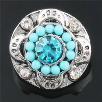 (image for) Mini 12mm Snap Jewelry Stone Light Blue